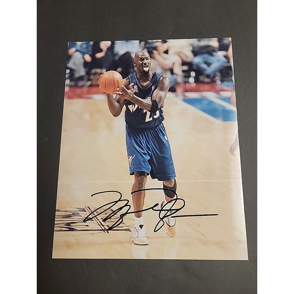 Michael‎ Jordan  Autographed Hand Signed 8x10 Photo With Coa